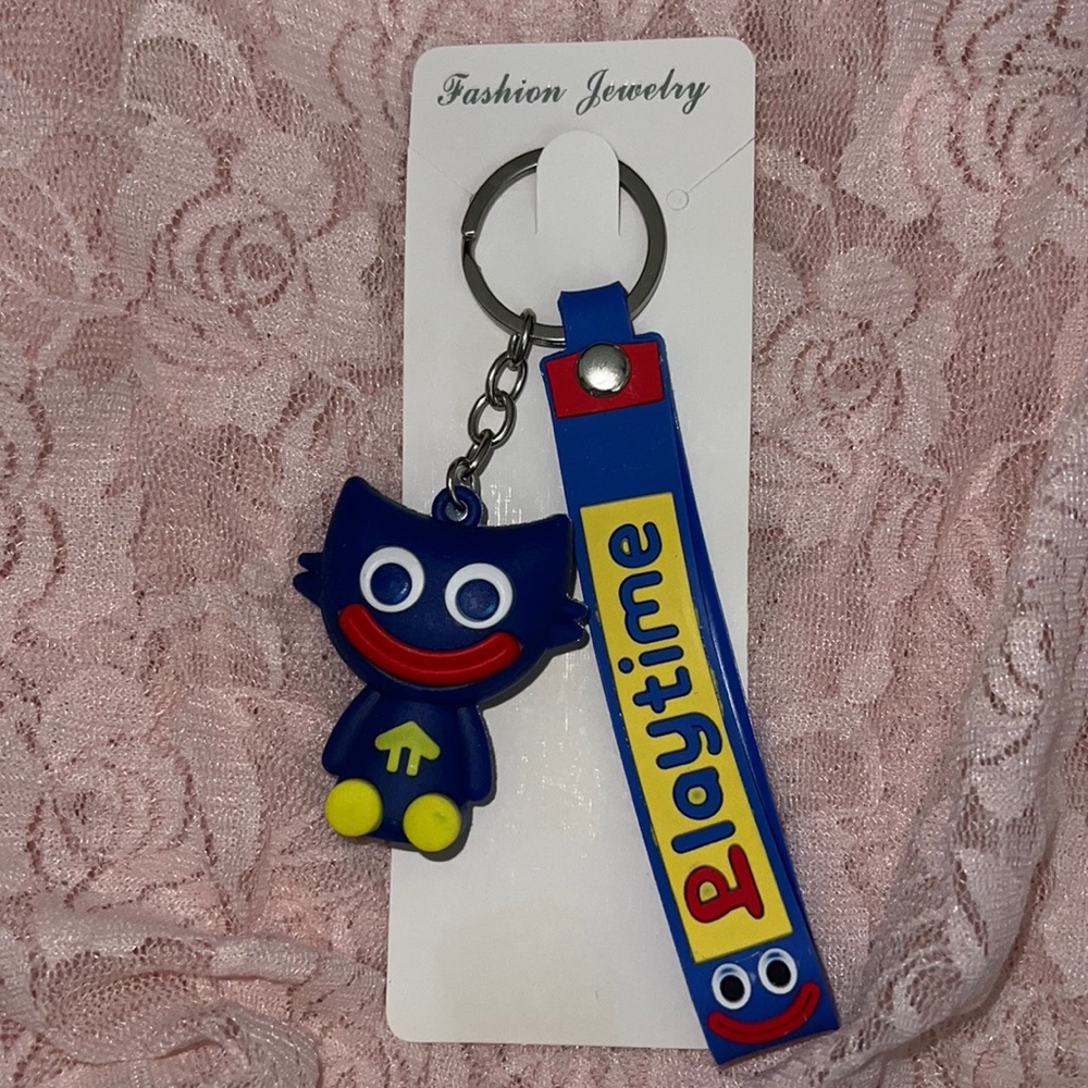 New without tags Huggy Wuggy Playtime keychain.